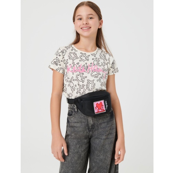 Keith Haring Fanny Pack Black Licensed Product NEW - Picture 3 of 5